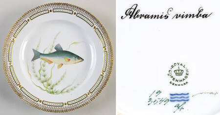 Flora Danica Fish Service by Royal Copenhagen