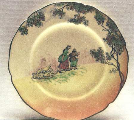 Royal Doulton Gleaners and Gypsies Salad Plate