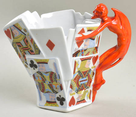 Devil and Cards by Royal Bayreuth