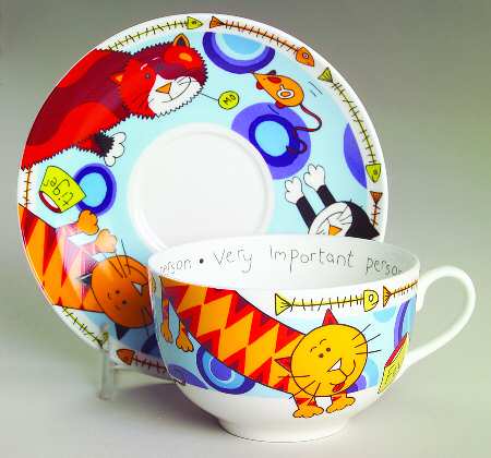 Vip Cup & Saucers by Royal Worcester