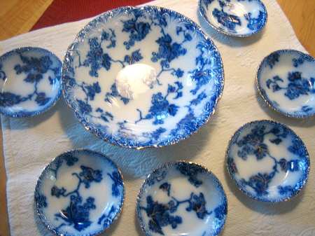 Bordeaux (Flow Blue) by Ridgway (Ridgways)