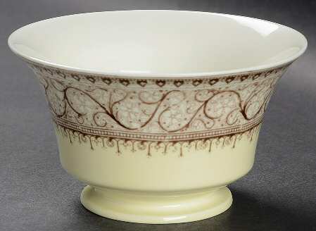 Royal Worcester Lady Evelyn Brown Open Sugar Bowl