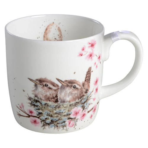 Wrendale Designs Feather Your Nest 14 fl. oz. Mug, Bird