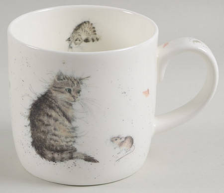 Wrendale Designs Cat And Mouse Mug (Cat)