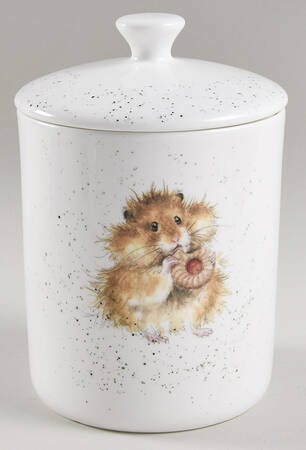 Royal Worcester Wrendale Designs Biscuit Barrel & Lid
