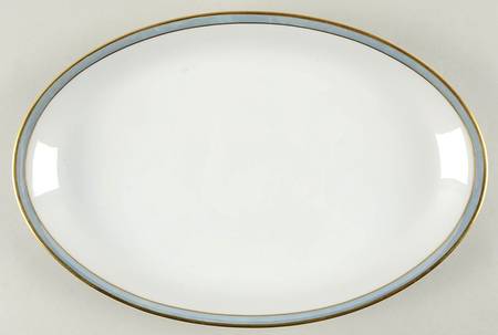 Rosenthal - Continental Gala Blue (Form E Shape) 13" Oval Serving Platter