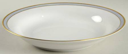 Rosenthal - Continental Gala Blue (Form E Shape) Rim Soup Bowl
