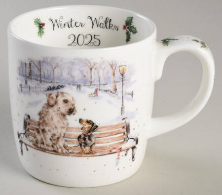 Royal Worcester Wrendale Designs Christmas 2025 Annual Mug