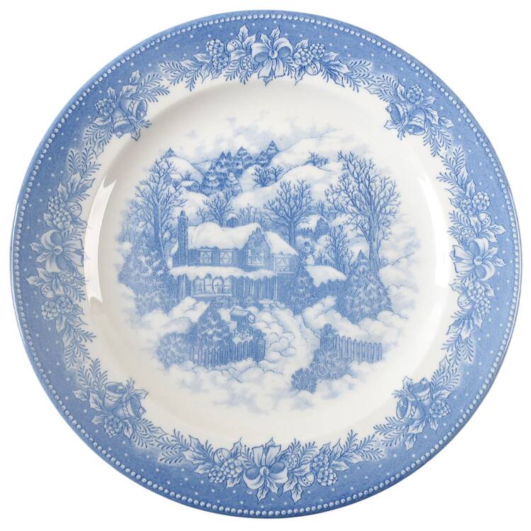 Christmas Village Blue by Royal Stafford