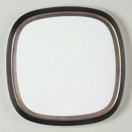 Sango Black Satin Salad Plate