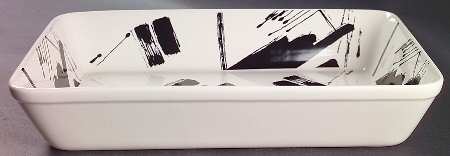 Sango Calligraphy 12" Rectangular Baker