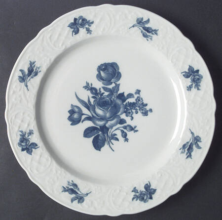 Cobalt Rose (No Trim or Inner Band) by Schumann - Bavaria