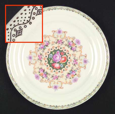 Melody (Smooth, Gold Dots On Rim) by Sebring Pottery