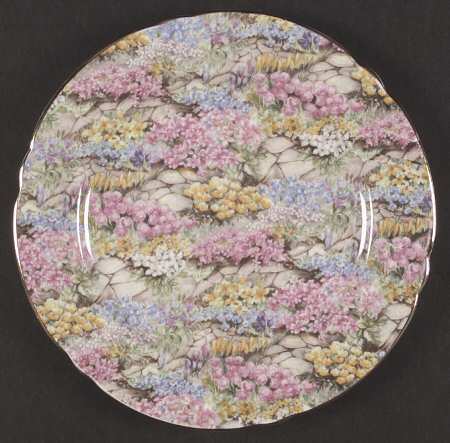 Rock Garden (Gold Trim) by Shelley