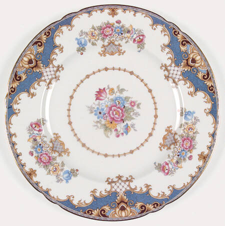 Sheraton Blue (Scalloped) by Shelley