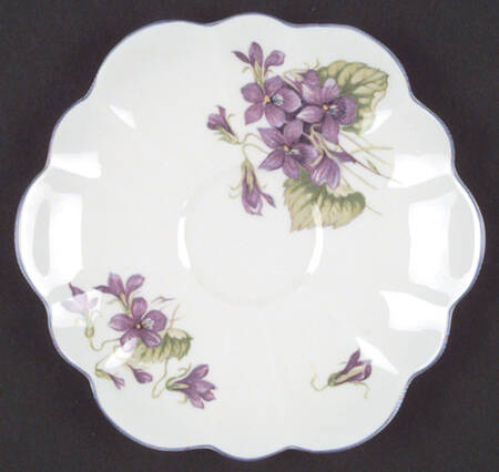 Violets (Fluted) by Shelley