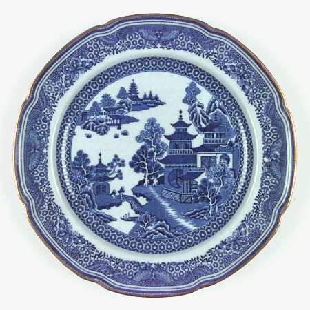 Queen Charlotte (Scalloped, Gold Trim) by Spode