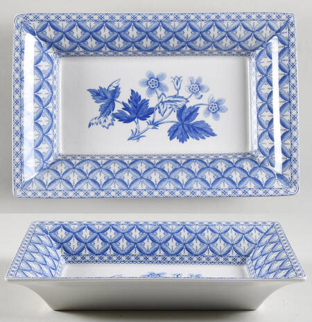 Spode Blue Geranium Rectangular Tray