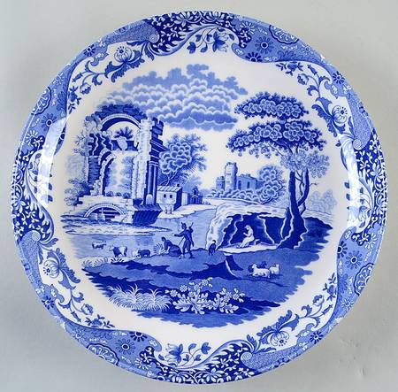 Spode Blue Italian 12" Pasta Serving Bowl