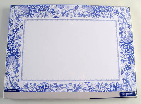 Spode Blue Italian Corkboard Placemat - Set of 4 (Motif #3)