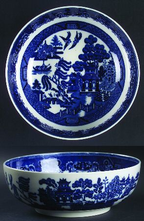 Spode Blue Willow 8" Round Vegetable Bowl