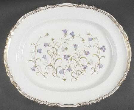 Spode Campanula 17" Oval Serving Platter