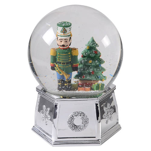 Christmas Tree Large Nutcracker Snowglobe