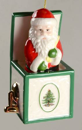 Spode Christmas Tree Ornaments Jack In The Box Santa No Box Spode Christmas Tree Ornaments Jack In The Box Santa No Box