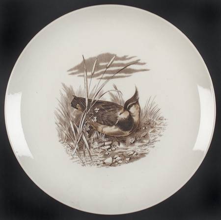 Spode Game Birds Brown (No Border Design) Dinner Plate