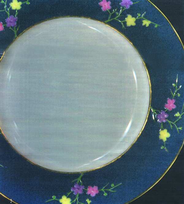 Geisha Multicolor (Blue Rim) by Spode