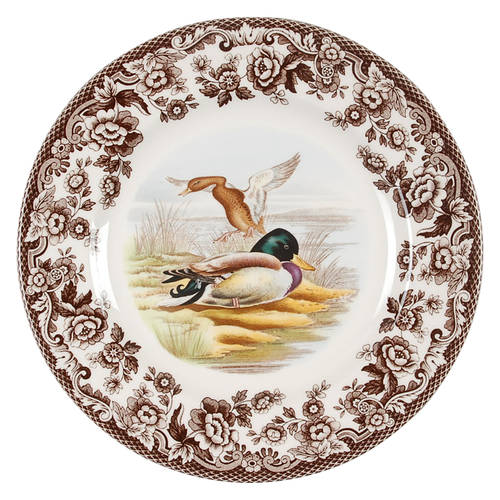 Woodland Salad Plate 8 Inch, Mallard