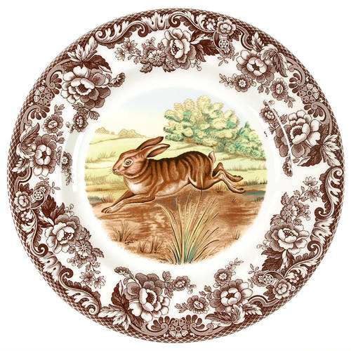 Spode Woodland Rabbit Dinner Plate