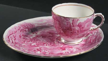 Rural Scenes Pink by Sutherland