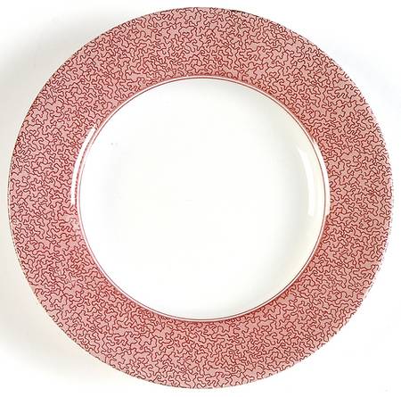 Spode Vermicelli Red Bread & Butter Plate