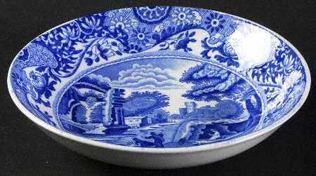 Spode Blue Italian (Older) Coupe Cereal Bowl