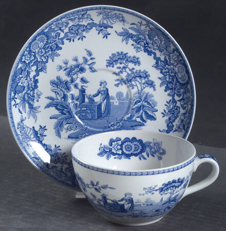 Spode Georgian Collection Cappuccino Cup & Saucer Set