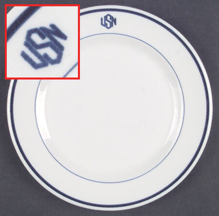 Us Navy Mess (Warrant Officer) by Sterling China (USA)