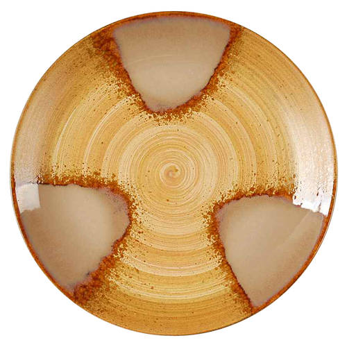 Sango Splash Brown Salad Plate