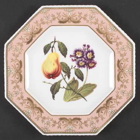 St George Dessert Plates Pink by Spode