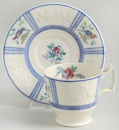 June (Blue Trim) by Spode