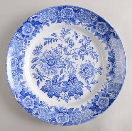 Spode Blue Room Garden Collection (White Background) Large Dinner Plate