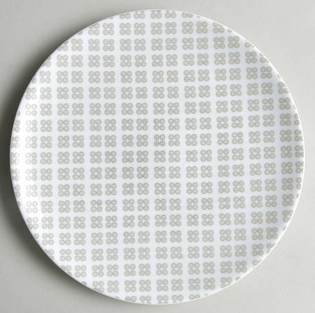 Studio Nova Columbus Circle Taupe Salad Plate