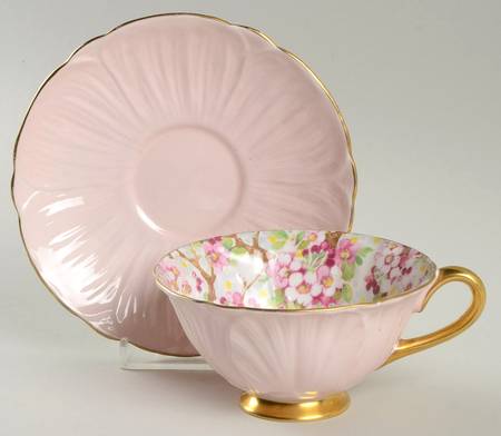 Maytime (Gold Trim, Oleander) by Shelley