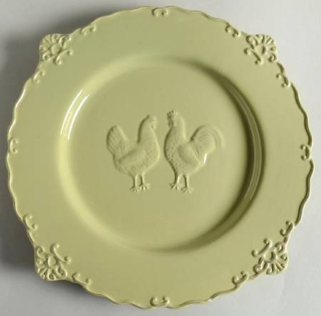 Embossed Rooster Antique Green by Sweet Olive Designs