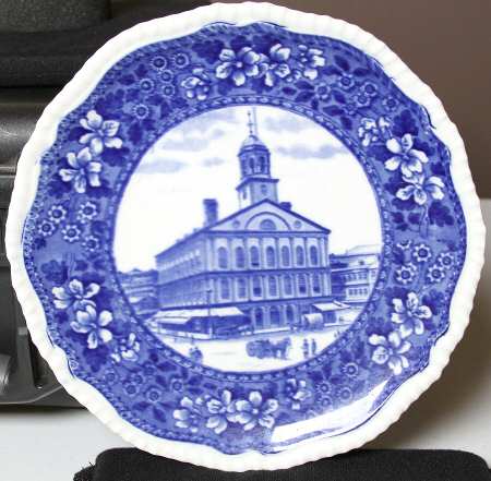 Boston Scenes (Blue) by Spode
