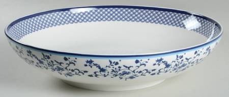 Spode Blue Portofino 12" Round Serving Bowl