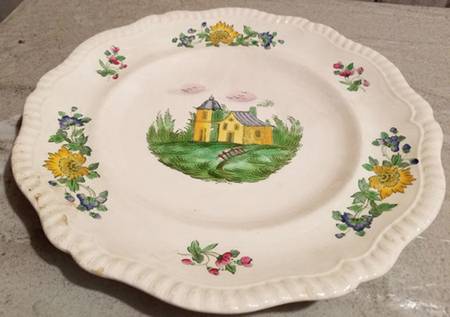 Barn and Yard by Spode