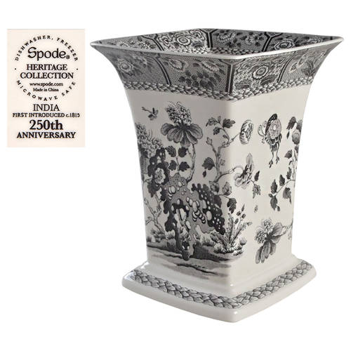 Spode Heritage Collection 8" Square Vase 250th Anniversary