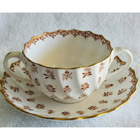 Cotton Sprigs Brown by Spode