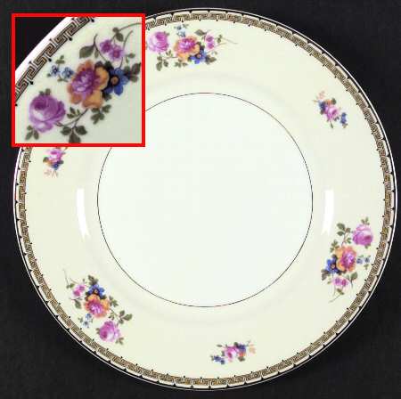 Rosemary (Floral, Greek Key Design) by Thun